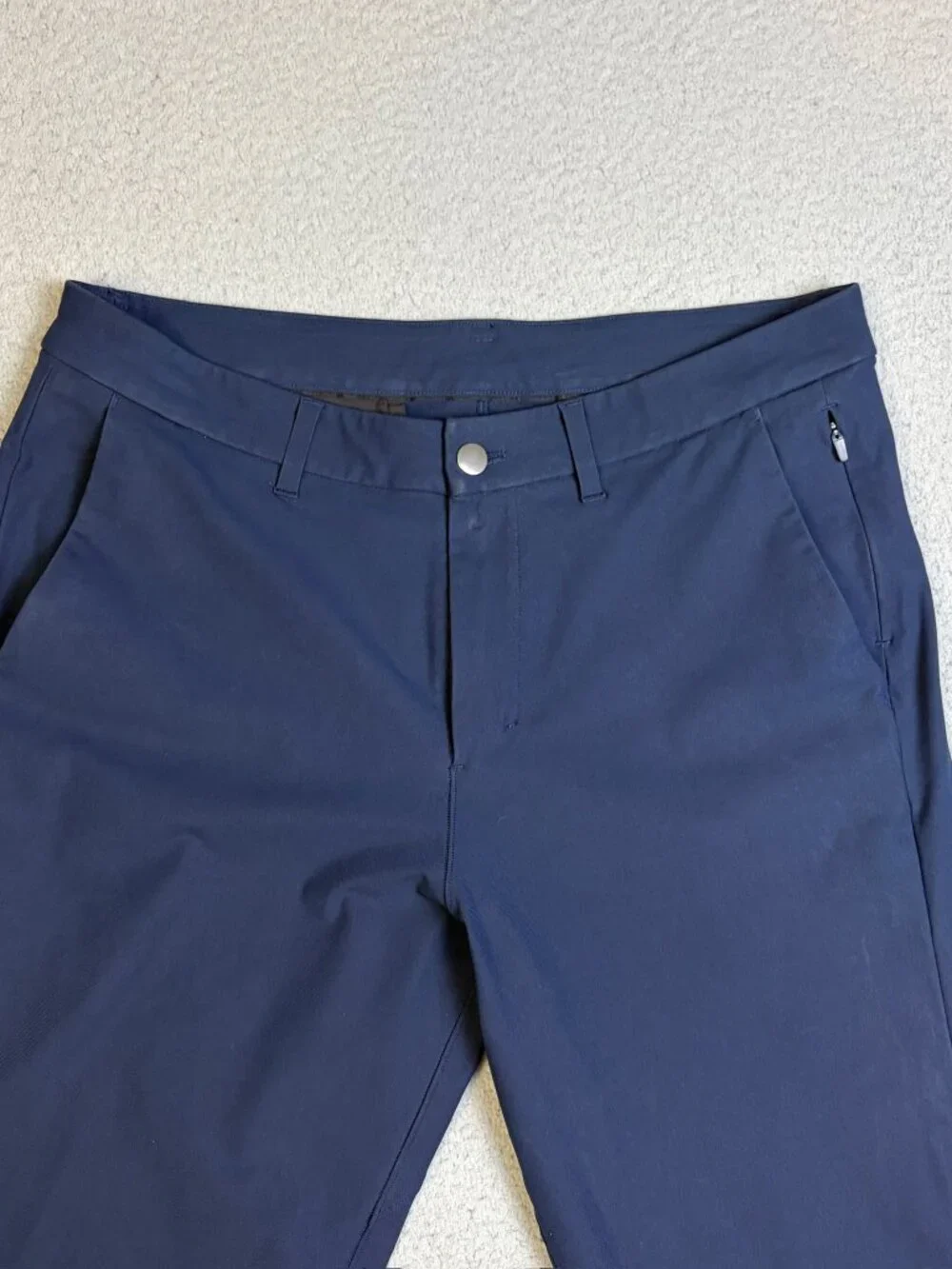 Lululemon Commission Pants Mens 32x30 Blue Performance Chino Stretch Pockets